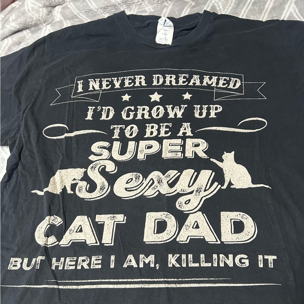 Cat Dad Graphic T-Shirt